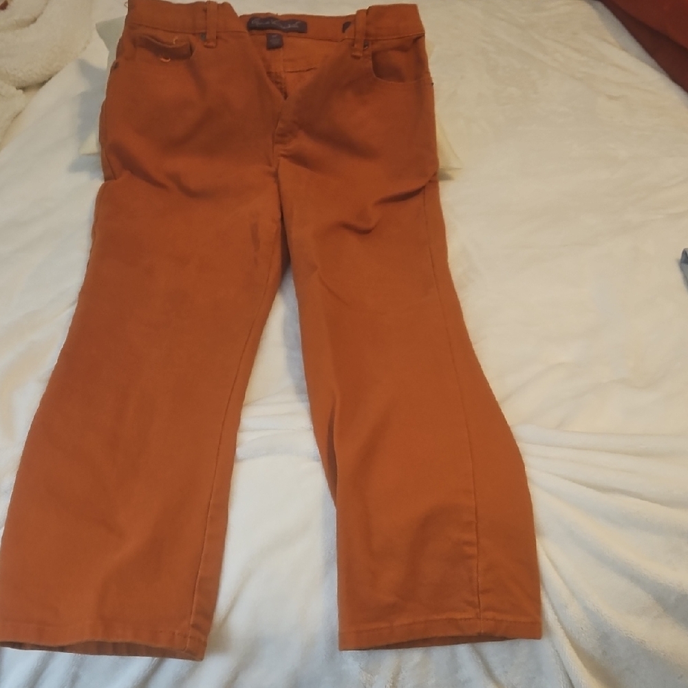 Gloria Vanderbilt Women's Straight Leg Jeans in Rust Orange-10P